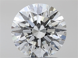 Picture of Natural Diamond 1.80 Carats, Round with Excellent Cut, I Color, VVS1 Clarity and Certified by GIA