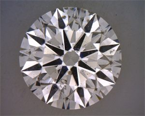 Picture of Natural Diamond 2.10 Carats, Round with Excellent Cut, D Color, SI2 Clarity and Certified by GIA