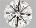 Natural Diamond 4.01 Carats, Round with Excellent Cut, H Color, VS1 Clarity and Certified by IGI