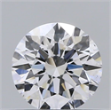 Natural Diamond 0.44 Carats, Round with Excellent Cut, D Color, VS2 Clarity and Certified by GIA