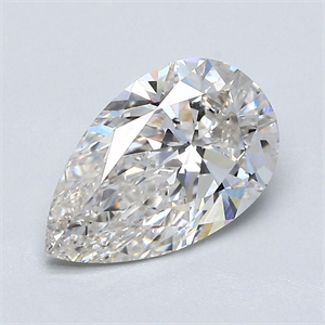 Picture of Natural Diamond 1.51 Carats, Pear with  Cut, I Color, VS1 Clarity and Certified by GIA