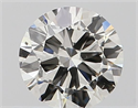 Natural Diamond 0.50 Carats, Round with Very Good Cut, I Color, SI1 Clarity and Certified by GIA