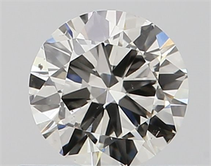 Picture of Natural Diamond 0.50 Carats, Round with Very Good Cut, I Color, SI1 Clarity and Certified by GIA