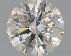 Picture of Natural Diamond 0.40 Carats, Round with Excellent Cut, H Color, I1 Clarity and Certified by IGI