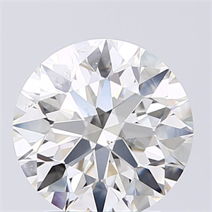 Picture of Natural Diamond 2.02 Carats, Round with Excellent Cut, I Color, SI1 Clarity and Certified by GIA