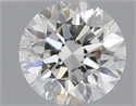 Natural Diamond 0.40 Carats, Round with Very Good Cut, I Color, VS2 Clarity and Certified by GIA