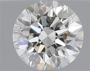 Picture of Natural Diamond 0.40 Carats, Round with Very Good Cut, I Color, VS2 Clarity and Certified by GIA