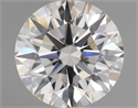 Natural Diamond 0.40 Carats, Round with Excellent Cut, J Color, VVS1 Clarity and Certified by GIA