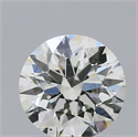 Natural Diamond 0.40 Carats, Round with Excellent Cut, H Color, VS2 Clarity and Certified by IGI