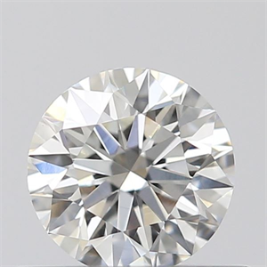 Picture of Natural Diamond 0.40 Carats, Round with Excellent Cut, H Color, VVS2 Clarity and Certified by GIA