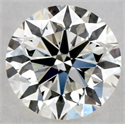 Natural Diamond 0.45 Carats, Round with Very Good Cut, I Color, VS1 Clarity and Certified by GIA