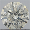 Natural Diamond 0.50 Carats, Round with Excellent Cut, H Color, I1 Clarity and Certified by GIA