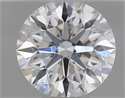 Natural Diamond 0.44 Carats, Round with Excellent Cut, E Color, SI1 Clarity and Certified by GIA