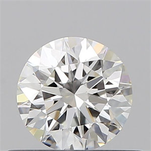 Picture of Natural Diamond 0.48 Carats, Round with Excellent Cut, H Color, VS2 Clarity and Certified by GIA