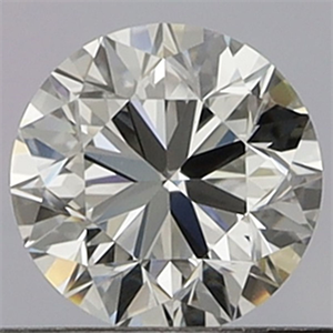 Picture of Natural Diamond 0.40 Carats, Round with Very Good Cut, G Color, VVS1 Clarity and Certified by GIA