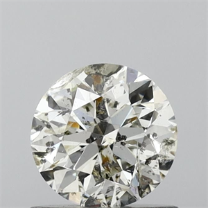 Picture of Natural Diamond 0.76 Carats, Round with Excellent Cut, I Color, I1 Clarity and Certified by IGI