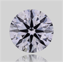 Natural Diamond 0.40 Carats, Round with Excellent Cut, F Color, SI1 Clarity and Certified by GIA