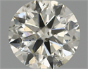 Natural Diamond 0.70 Carats, Round with Very Good Cut, K Color, SI2 Clarity and Certified by IGI