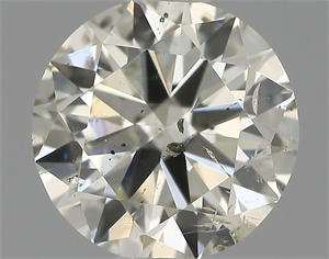 Picture of Natural Diamond 0.70 Carats, Round with Very Good Cut, K Color, SI2 Clarity and Certified by IGI