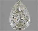 Natural Diamond 2.00 Carats, Pear with  Cut, I Color, SI2 Clarity and Certified by IGI