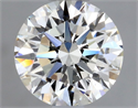 Natural Diamond 0.57 Carats, Round with Excellent Cut, J Color, VS2 Clarity and Certified by GIA