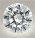 Natural Diamond 0.40 Carats, Round with Excellent Cut, J Color, SI1 Clarity and Certified by GIA