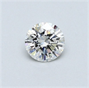 Natural Diamond 0.41 Carats, Round with Very Good Cut, G Color, VS1 Clarity and Certified by GIA