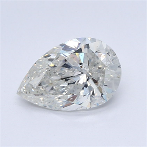 Picture of Natural Diamond 1.70 Carats, Pear with  Cut, H Color, SI2 Clarity and Certified by GIA