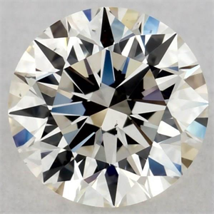 Picture of Natural Diamond 0.51 Carats, Round with Excellent Cut, K Color, VS1 Clarity and Certified by GIA