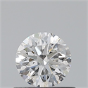 Natural Diamond 0.43 Carats, Round with Excellent Cut, E Color, VS2 Clarity and Certified by GIA