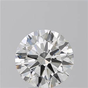 Picture of Natural Diamond 3.01 Carats, Round with Excellent Cut, H Color, SI1 Clarity and Certified by GIA