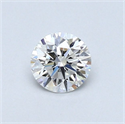 Natural Diamond 0.41 Carats, Round with Very Good Cut, F Color, VS2 Clarity and Certified by GIA