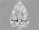 Natural Diamond 1.20 Carats, Pear with  Cut, D Color, VS1 Clarity and Certified by GIA