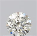 Natural Diamond 0.40 Carats, Round with Good Cut, K Color, VS2 Clarity and Certified by GIA