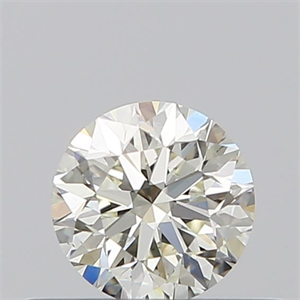 Picture of Natural Diamond 0.40 Carats, Round with Good Cut, K Color, VS2 Clarity and Certified by GIA