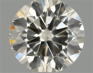 Picture of Natural Diamond 0.52 Carats, Round with Excellent Cut, J Color, SI1 Clarity and Certified by IGI