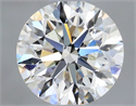 Natural Diamond 0.51 Carats, Round with Very Good Cut, I Color, SI1 Clarity and Certified by GIA