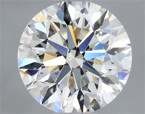 Picture of Natural Diamond 0.51 Carats, Round with Very Good Cut, I Color, SI1 Clarity and Certified by GIA