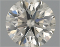 Natural Diamond 0.45 Carats, Round with Excellent Cut, J Color, SI1 Clarity and Certified by IGI