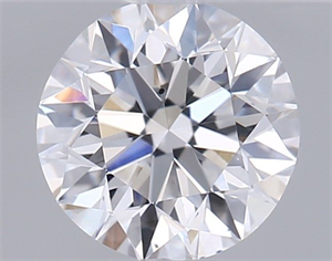 Picture of Natural Diamond 0.40 Carats, Round with Excellent Cut, D Color, VS2 Clarity and Certified by GIA