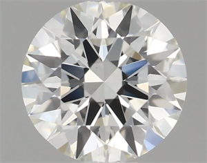 Picture of Natural Diamond 0.41 Carats, Round with Excellent Cut, J Color, VS1 Clarity and Certified by GIA