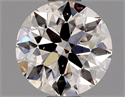 Natural Diamond 0.60 Carats, Round with Excellent Cut, J Color, SI2 Clarity and Certified by GIA