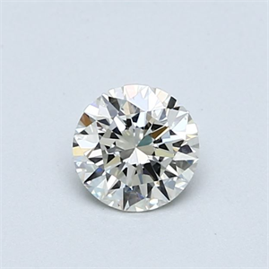 Picture of Natural Diamond 0.50 Carats, Round with Excellent Cut, I Color, VVS2 Clarity and Certified by IGI