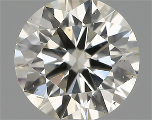 Picture of Natural Diamond 0.50 Carats, Round with Excellent Cut, I Color, VS2 Clarity and Certified by IGI