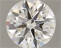 Natural Diamond 0.47 Carats, Round with Excellent Cut, J Color, VVS1 Clarity and Certified by GIA