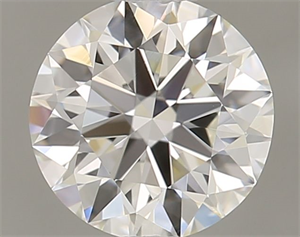 Picture of Natural Diamond 0.47 Carats, Round with Excellent Cut, J Color, VVS1 Clarity and Certified by GIA