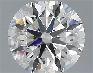 Picture of Natural Diamond 0.40 Carats, Round with Excellent Cut, F Color, VS2 Clarity and Certified by GIA