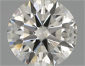 Natural Diamond 0.40 Carats, Round with Excellent Cut, H Color, VS2 Clarity and Certified by IGI