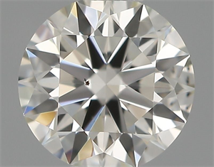 Picture of Natural Diamond 0.40 Carats, Round with Excellent Cut, H Color, VS2 Clarity and Certified by IGI