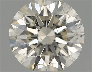 Picture of Natural Diamond 0.40 Carats, Round with Excellent Cut, I Color, SI2 Clarity and Certified by IGI